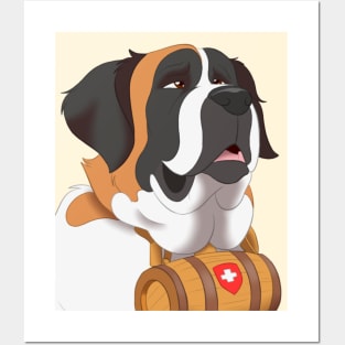 St Bernard Posters and Art